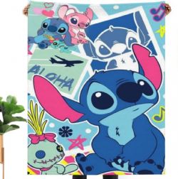 JETÉE STITCH AVEC SCRUMP (COUVERTURE) 4 PIEDS X 5 PIEDS